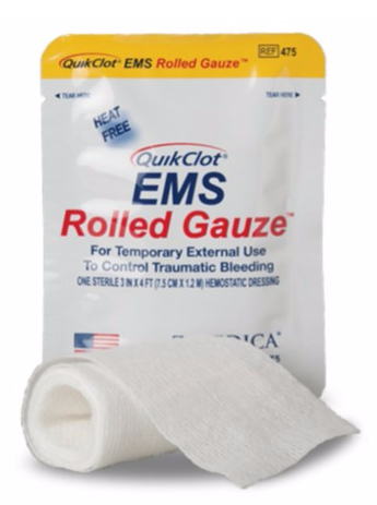 QuikClot® EMS Rolled Gauze