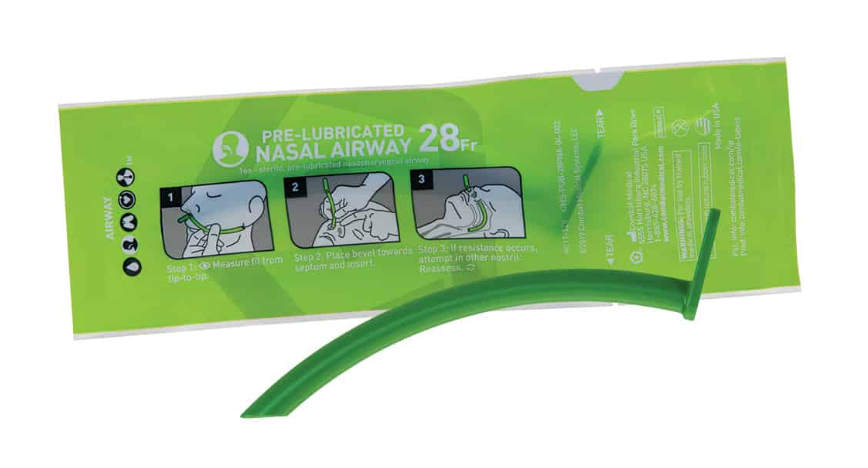 Pre-Lubricated Nasopharyngeal Airway (NPA) 28F | Pre-Lubricated Emergency Airway Adjunct