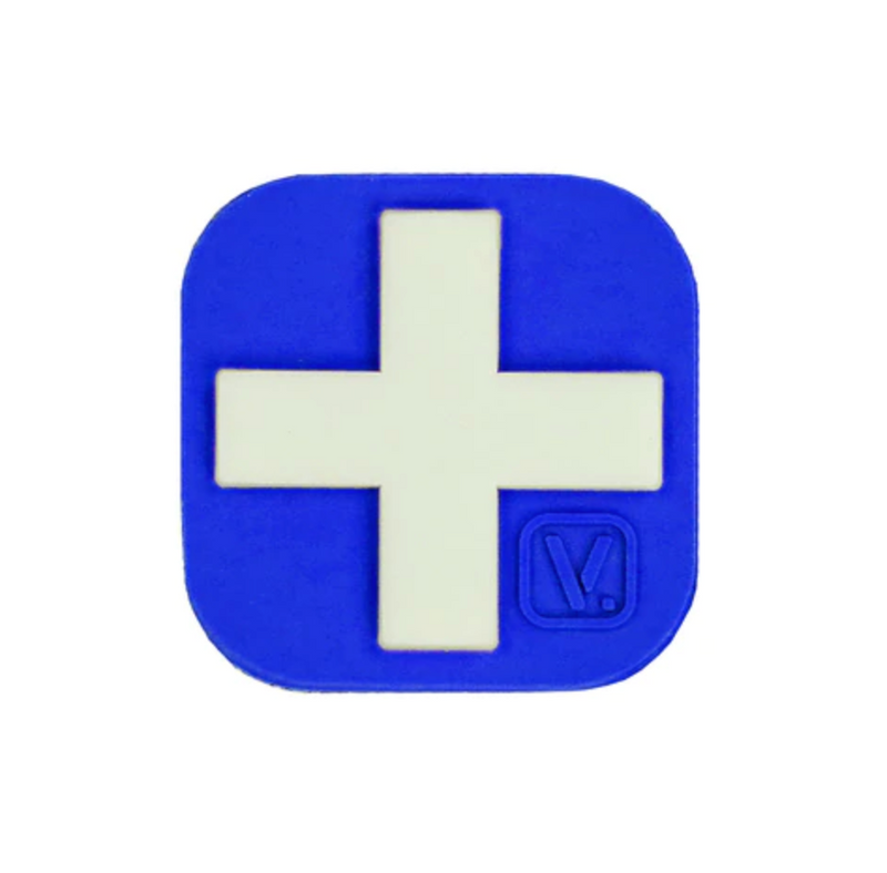 Medical Cross - "Super-Lumen" Glow-In-The-Dark Patch 1.5 " x 1.5 " Large - Medical Gear Outfitters