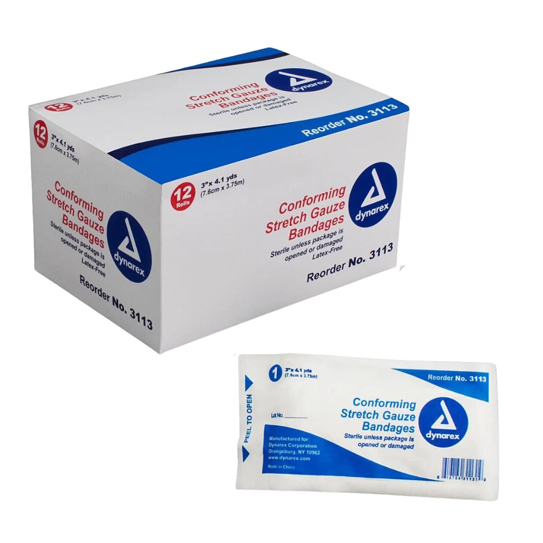 Gauze Bandages 3" Sterile Gauze - 3113 | Sterile Gauzes (12) | Medical Gear Outfitters Gauze Bandages 3" Sterile Gauze - 3113 | Sterile Gauzes (12) | Medical Gear Outfitters