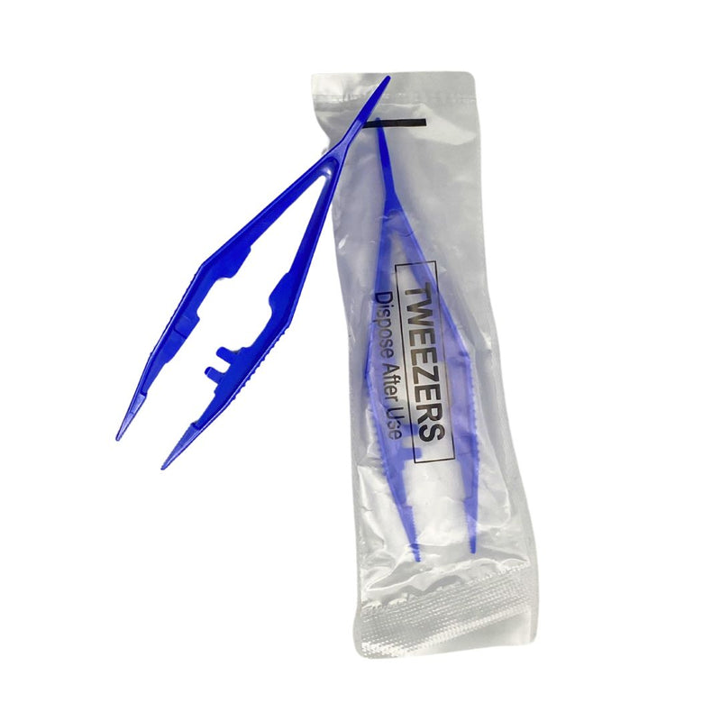 Plastic Forceps/Tweezers (Pack of 10) | First Aid Kit Supplies