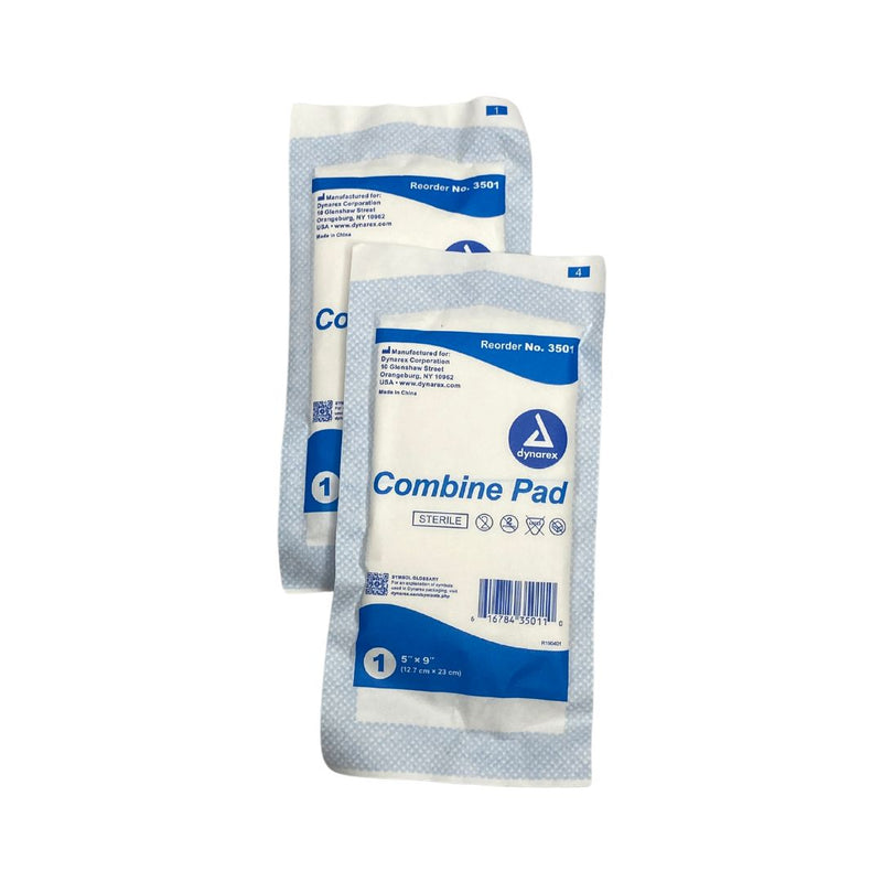 Abdominal Combine Pads 5x9 Bandages Sterile Wound Dressing (20)