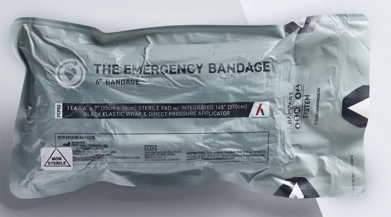 6" Israeli Bandage Dressing - FCP-02 | Trauma Pressure Dressing with Wrap | PerSys Medical