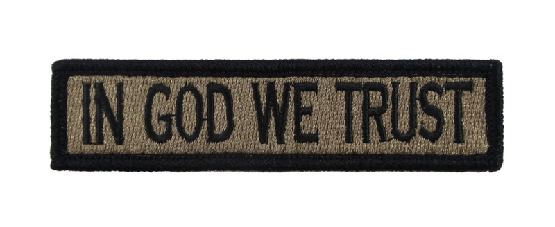In God We Trust 1 x 4 - Medical Gear Outfitters
