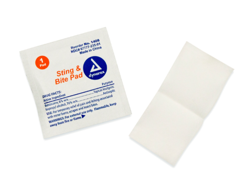 Sting and Bite Pads (Qty 10)