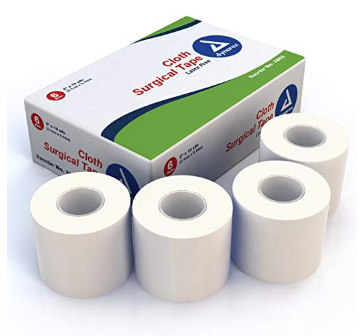 Cloth Surgical Tape Rolls 2&quot; x 10 yards White  Dynarex  medical-gear-outfitters.myshopify.com Medical Gear Outfitters
